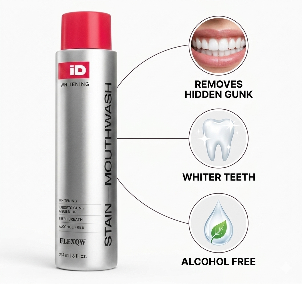 Nuva Whitening Mouthwash — See What Brushing Leaves Behind in 60 Seconds