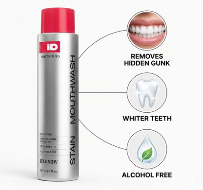 Nuva Whitening Mouthwash — See What Brushing Leaves Behind in 60 Seconds