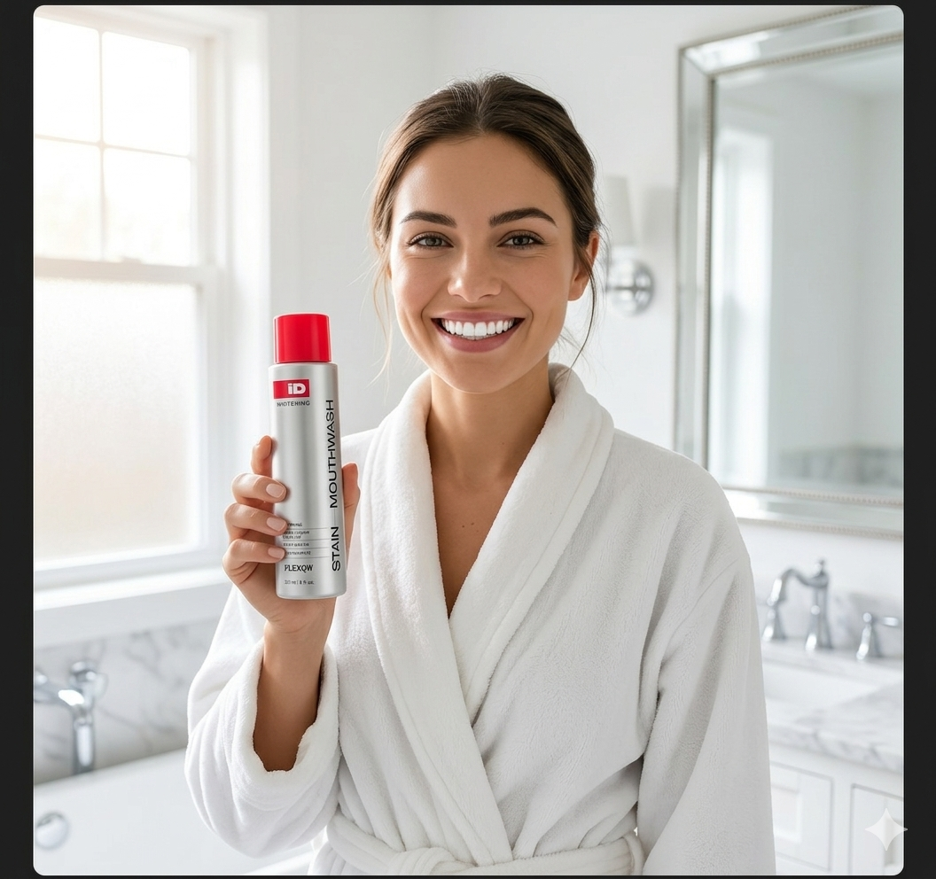 Nuva Whitening Mouthwash — See What Brushing Leaves Behind in 60 Seconds