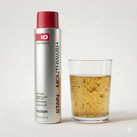 Nuva Whitening Mouthwash — See What Brushing Leaves Behind in 60 Seconds